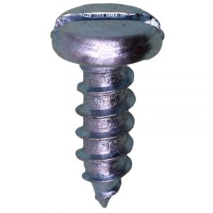 #14 X 3/4'' Slotted Pan Head Tapping Screw - Zinc