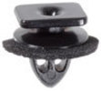 Honda & Acura Moulding Clip W/Sealer  Black Nylon Honda & Acura: 91512SJ6J01