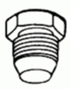 Brass Nut 3/16'' Tube