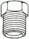 1/8'' Tube Steel Inverted Nut