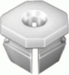Grille Nylon Nut #8 Screw  - GM <br><font color=red><font size=2.5>Chrysler: 4004689 | 4860198 <br>GM: 3893980</font></font>