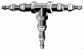 Universal Break-Off Hose Tee 1/8''-1/4''-3/8''<br>NOT FOR USE ON FUEL LINES<br><font color=red>Replaces # 23539</font>