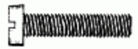 Din 84 - 5MM X 15MM Slotted Fillister Head Machine Screw