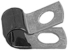 Closed Clamp 1/4'' - Galvanized Vinyl Coated