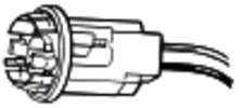 Pigtail Connector Signal Park Stop Tail- GM <br><font color=red><font size=2.5>Chrysler: 4486948 <br>GM: 6299087 | 8912698</font></font>