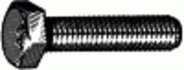 M8-1.00 X 10MM Hex C/S (Fine) - Black