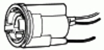 Park Stop & Tail Light Socket Connector - GM <br><font color=red><font size=2.5>GM: 8903202 | GM: 8914822</font></font>