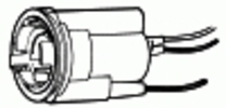 Park Stop & Tail Light Socket Connector - GM