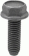 8 X 1.25 X 25MM Metric Hex Flange Head Screw - Phosphate