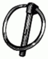 1/4'' O.D. X 2-1/8'' Long Lynch Pins W/Rings
