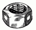 1/4-20 Two Way Lock Nut - Zinc