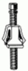 1/4-28 X 2'' Headlight Adjusting Assembly - GM <br><font color=red><font size=2.5>GM: 365266</font></font>
