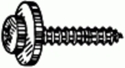 4.2-1.41 X 20MM Pozi-Drive  Pan Head Type AB - Chrome <br><font color=red><font size=2.5>GM: 9420052 | 11502483 | 11503503</font></font>