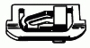 Windshield Reveal Moulding Clip - GM <br><font color=red><font size=2.5>GM: 20169887</font></font>
