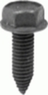 6-1.0 X 20MM Hex Washer Head - Black Polyseal