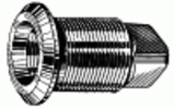 Inner Standard Cap Nut-Left Hand Thread <br><font color=red><font size=2.5>GM: 2201407 | 15737532</font></font>