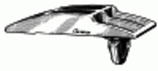 Honda Side Protector Moulding Clip <br><font color=red><font size=2.5>Honda: 90665SA09700</font></font>