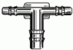 Nylon Tee Connector 1/8'' X 1/8'' X 1/4''