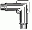 Nylon Elbow Connector 1/4'' X 1/4''