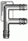 Nylon F Connector 3/16'' X 3/16'' X 3/16''