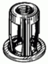 Metric Jack Nut M6-1.0 Thread Zinc Plated GM: 10014363