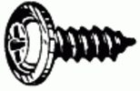Phillips Flat Top Washer Head Tapping Screw #10 X 1/2 <br><font color=red><font size=2.5>Chrysler: 9428273</font></font>