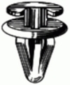 VW Trim Panel Retainer <br><font color=red><font size=2.5>BMW: 51418172050</font></font>