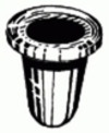 VW & Audi Door Panel & Trunk Liner Plug <br><font color=red><font size=2.5>VW & Audi: 113857219A</font></font>