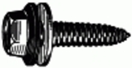 Mirror Mounting Screw Phosphate W/Nylon Wash GM: 14007510