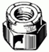 6-32 Nylon Lock Nut - 18-8 Stainless