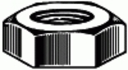 6-32 Hex Machine Nut - 18-8 Stainless