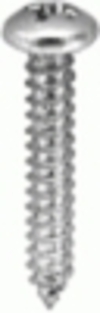 #12 X 1-1/4''  Phillips Pan Head Tapping Screw 18-8 Stainless