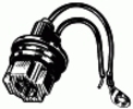 Pigtail Socket Assembly Side Marker <br><font color=red><font size=2.5>Chrysler: 3513686 <br>Chrysler: 4055028 | 4400588</font></font>