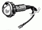 Shielded License/Utility Light 28'' Lead W/Male