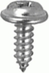 #8 X 1/2'' Phillips Flat Top Washer Head Tapping Screw 13/32'' Dia Zinc <br><font color=red><font size=2.5>Chrysler: 9422202</font></font>