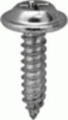 #10 X 3/4'' Phillips Flat Top Washer Head Tapping Screw 15/32'' Diameter