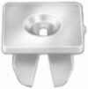 Nissan & Mazda Nylon Nut #8 Screw Size <br><font color=red><font size=2.5>Mazda: 999100412 <br>Nissan: 96706B0700 | 97606B0700</font></font>