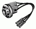 Tail/Stop Light Pigtail Socket Assembly <br><font color=red><font size=2.5>Ford: D4LY13410A</font></font>