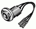 Parking Light Pigtail Socket Assembly <br><font color=red><font size=2.5>Ford: D1FZ13234A | D1FZ13234A <br>GM: 88860442</font></font>
