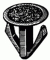 Honda Retaining Clip 20MM Head Diameter 20MM Length <br><font color=red><font size=2.5>Honda: 90687671003</font></font>