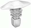 Honda Weatherstrip Retainer 7MM X 16MM <br><font color=red><font size=2.5>Honda: 90664671003 | 91530SE0003 <br>Honda: 91530SH4003</font></font>