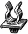 Nissan Hood Prop Rod Clip Holds 10MM Rod <br><font color=red><font size=2.5>Nissan: 2422089986</font></font>