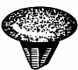 Nissan Retaining Clip 18MM Head Diameter 12MM Length <br><font color=red><font size=2.5>Nissan: 0155300202 <br>Toyota: 9046710018</font></font>