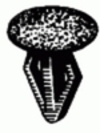 Nissan Retaining Clip 14MM Head Diameter 16MM Length <br><font color=red><font size=2.5>Nissan: 76906T3000 <br>Toyota: 9046711005</font></font>
