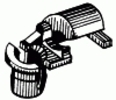 Mazda Rod End Clip Holds 4MM Rods <br><font color=red><font size=2.5>Mazda: 992780405</font></font>