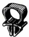 Mazda Tube/Cable Routing Clip 8MM Diameter <br><font color=red><font size=2.5>Mazda: 992770901</font></font>