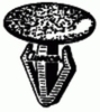 Mazda Retaining Clip 18MM Head Diameter 18MM Length <br><font color=red><font size=2.5>Mazda: 813350022</font></font>