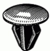 Mitsubishi Retaining Clip 18MM Head Diameter 15MM Length <br><font color=red><font size=2.5>Mitsubishi: HB121467</font></font>