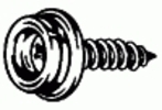 S.S. Screw Stud Fastener #8 X 3/8