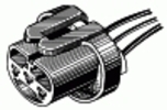 Pigtail Headlight Socket Assembly <br><font color=red><font size=2.5>Replaces  # 23370</font></font>